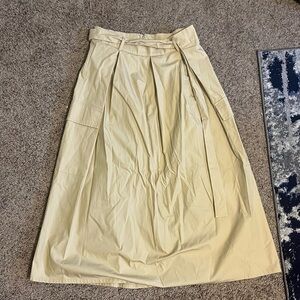 Long Khaki Skirt